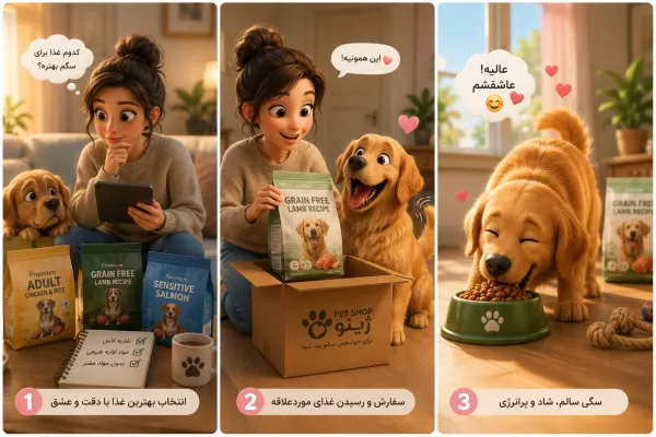 خرید غذای سگ در مشهد