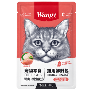 پوچ گربه ونپی با طعم مرغ و ماهی کاد